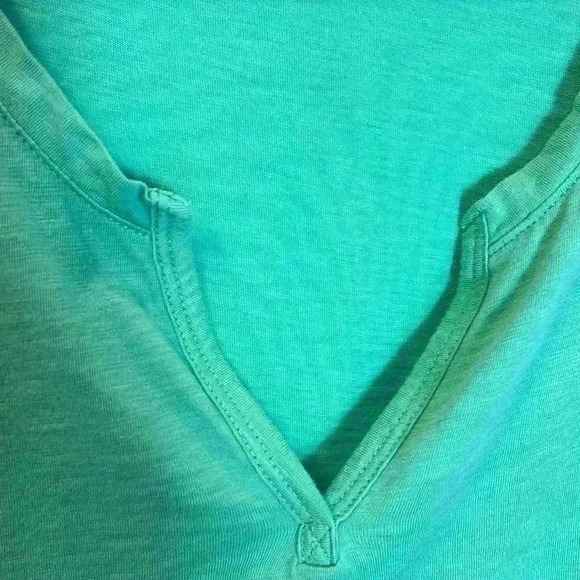 C&C California Women's XL T-Shirt Green Pima Cotton Luxury Tee Golf Casual COzy - Picture 8 of 9